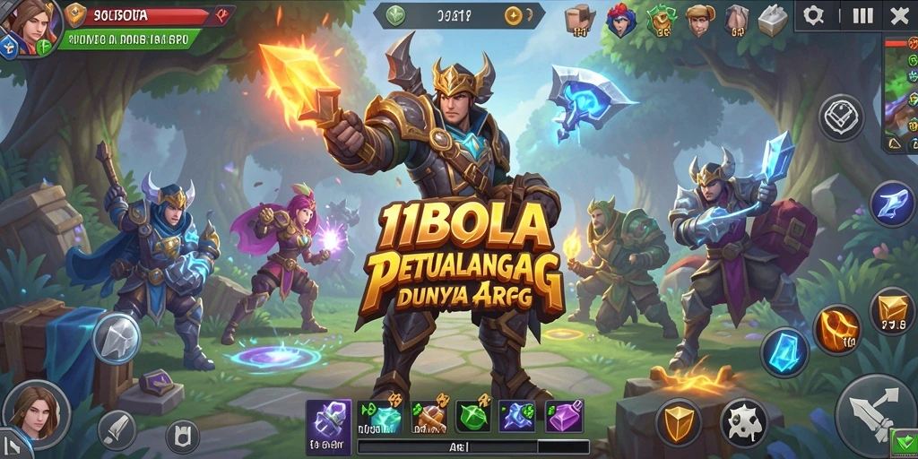 Tampilan gameplay ARPG yang menegangkan di 11BOLA.