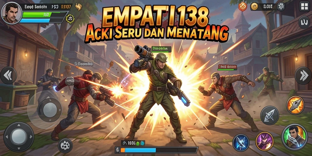 Tampilan gameplay mendebarkan dalam EMPATI138.