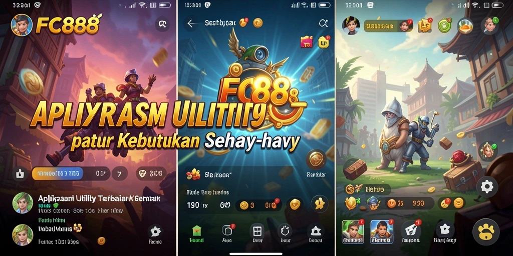 Tampilan antarmuka FC888 yang sederhana dan fungsional.
