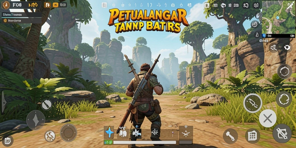 Screenshot gameplay FO8 yang menampilkan eksplorasi dunia terbuka.
