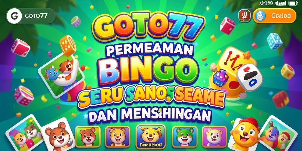Tampilan gameplay GOTO77 yang seru dan berinteraksi dalam Bingo.