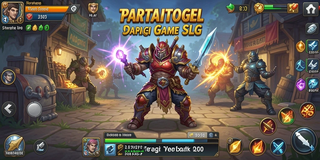 Screenshot gameplay PARTAITOGEL menampilkan aksi strategis yang intens.