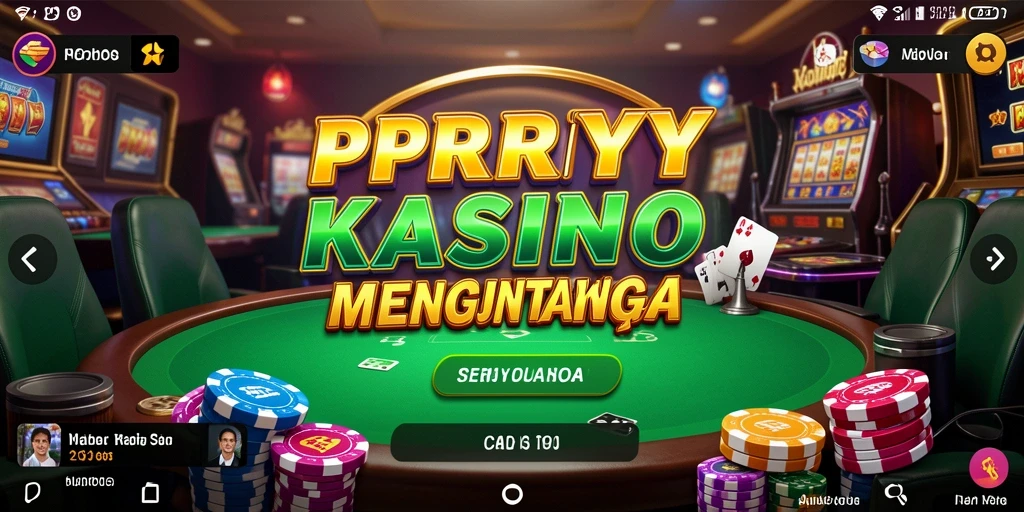 Screenshot gameplay PPRRYY menampilkan suasana kasino yang seru dan interaktif.